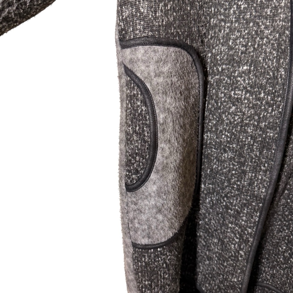 Capote Riley Hooded Sweater Jacket Grey Size M with Pockets - Picture 4 of 5
